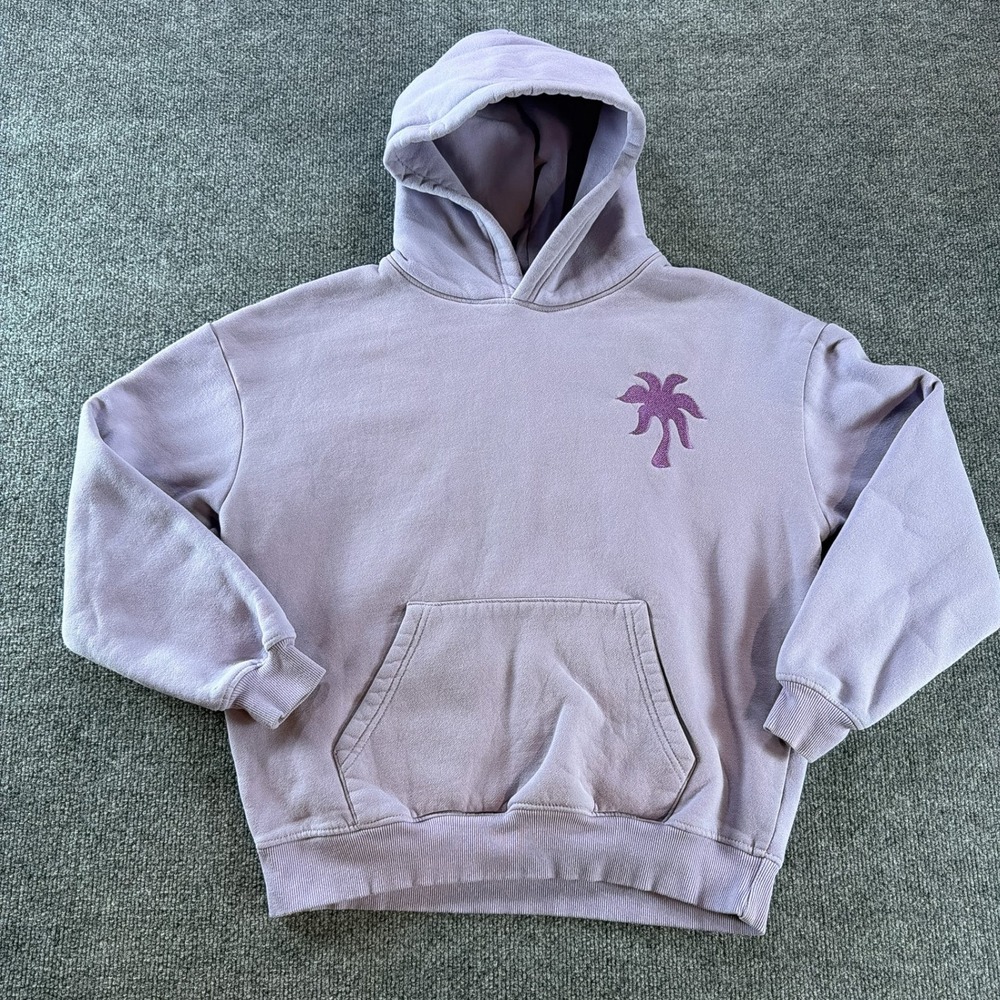 Pink Palm Puff Lavender Butterfly Hoodie To Live For The Hope Of It All Small
